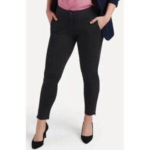 Betabrand Cigarette Dress Pants Trousers Womens Size Large Short Petite Black